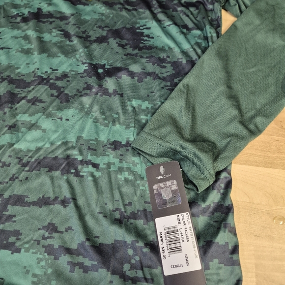 NFL Kids Greenbay Packers Camo Long Sleeve Shirt. NWT. Large 14/16 - Picture 4 of 6